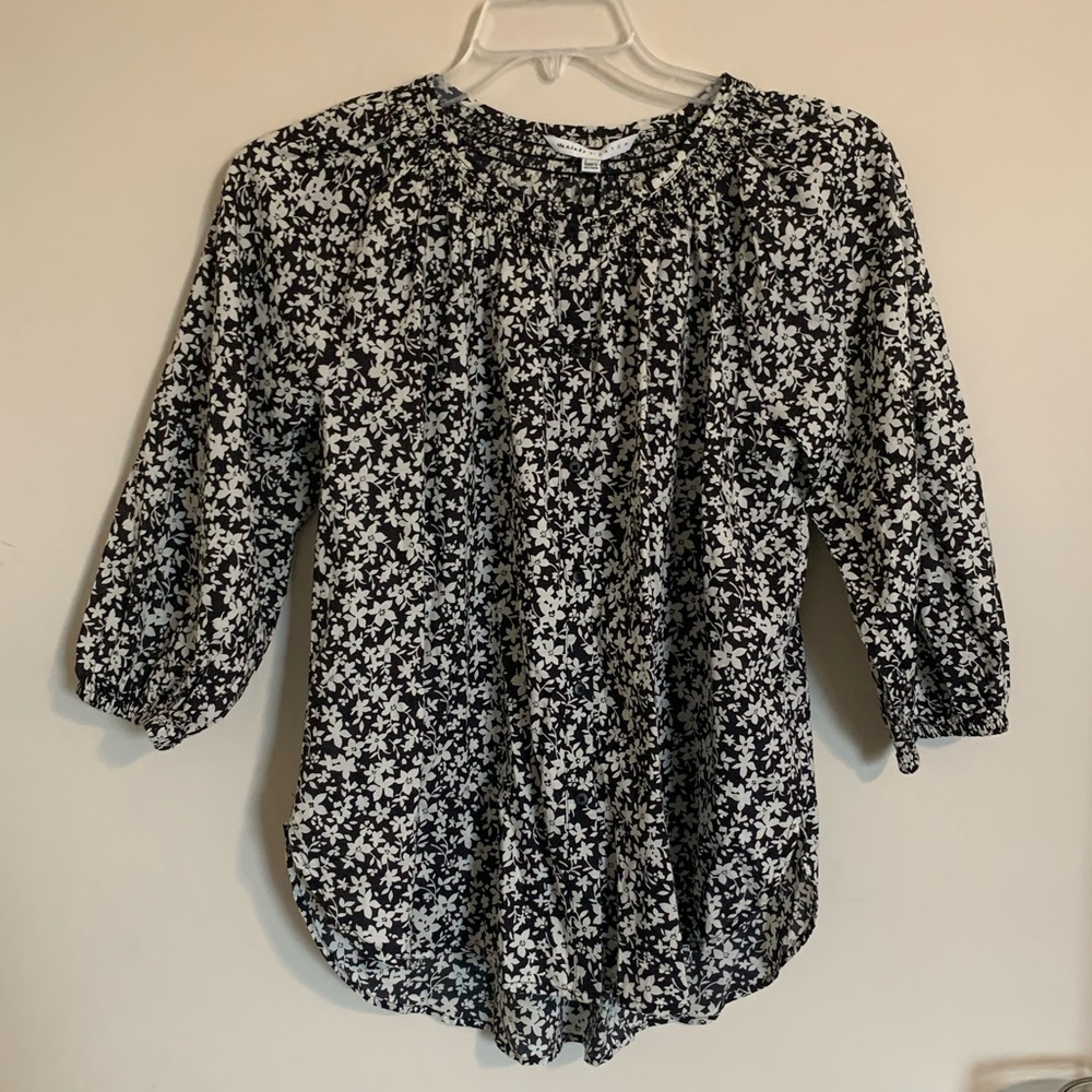 NWT The Nines by Hatch Maternity Blouse Size Small